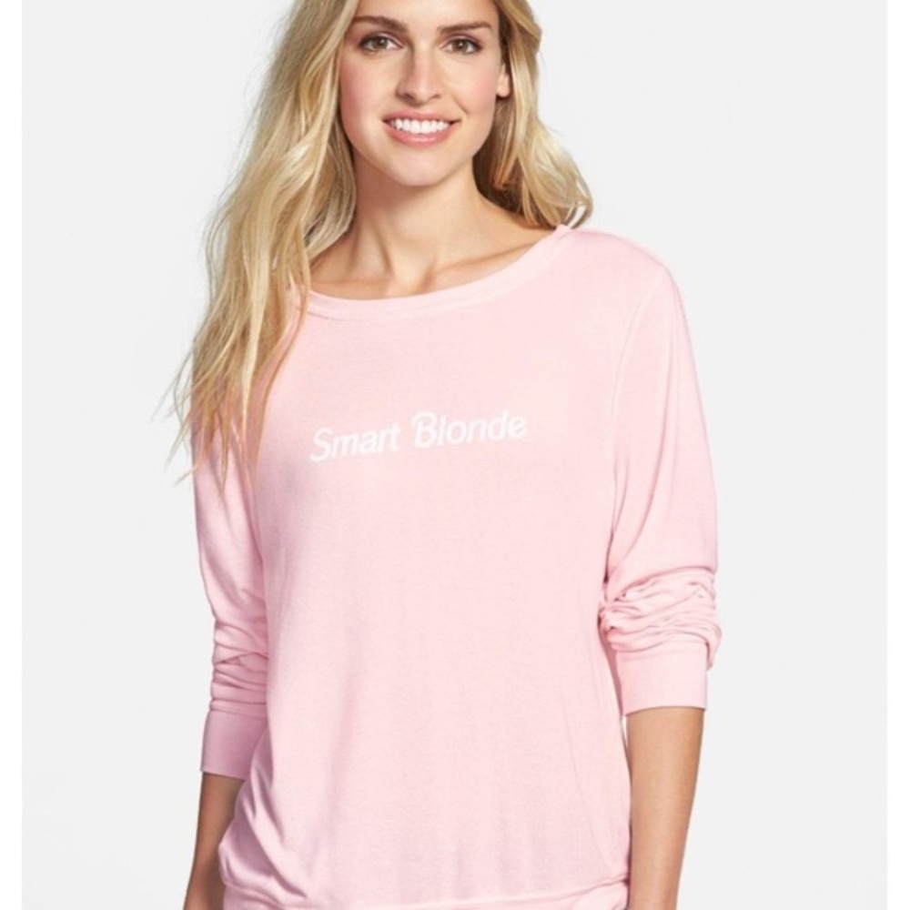 Wildfox Smart Blonde Baggy Beach Jumper
